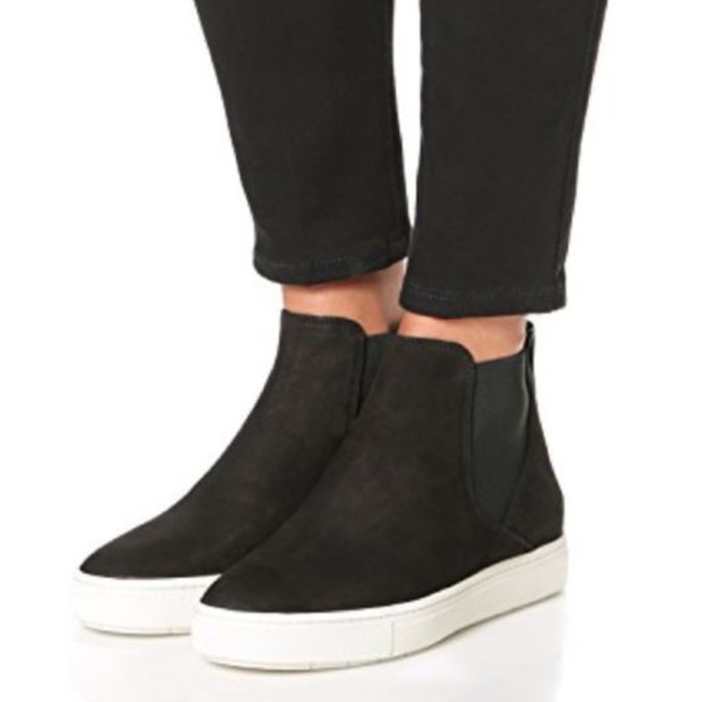 Vince Newlyn Suede Hightop Sneakers Boots Size 6